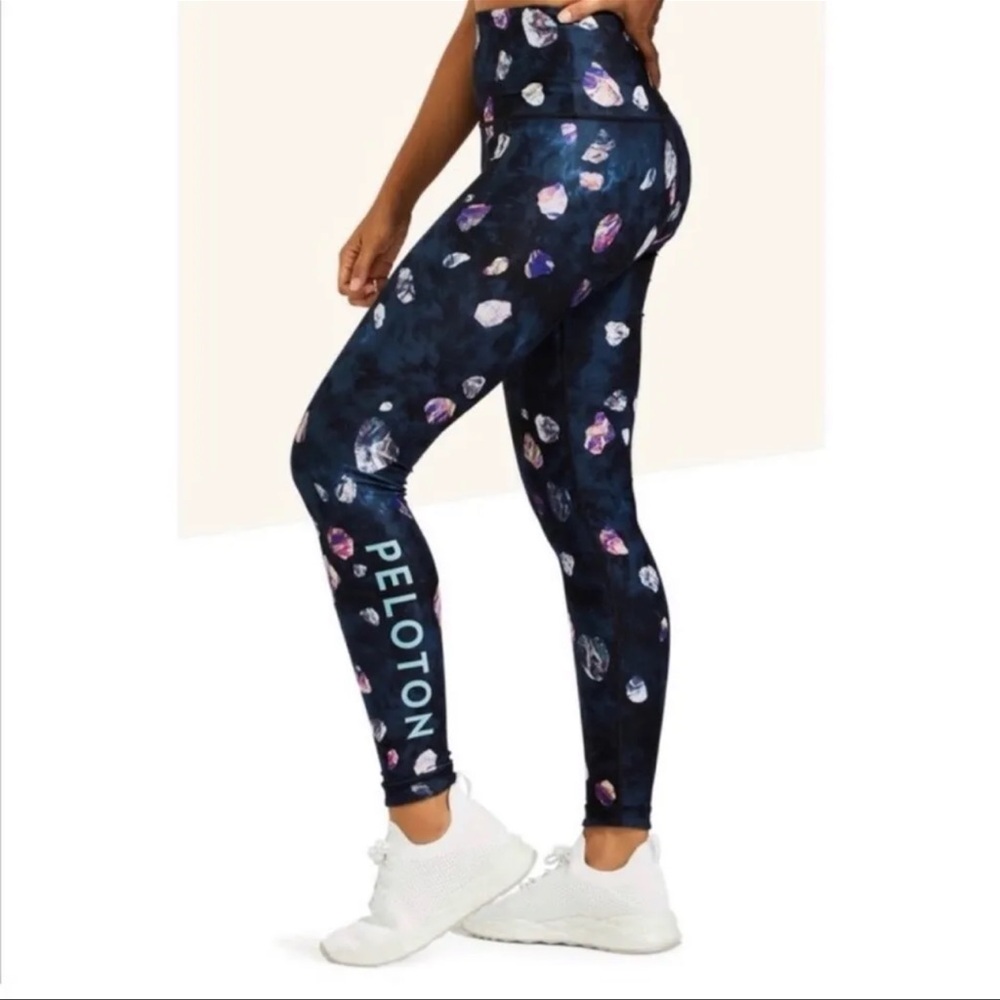 WITH Wear It To Heart Peloton Asteroid High Waist Leggings SZ S NWT